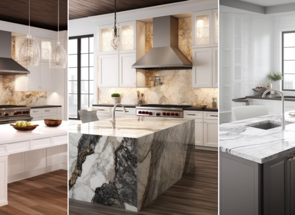 Marble countertops and functionality