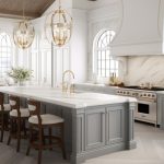 White marble countertops