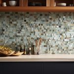 mosaic stone backsplash