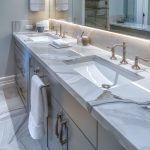 quartzite bathroom countertops