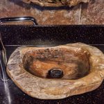 stone counter remnants